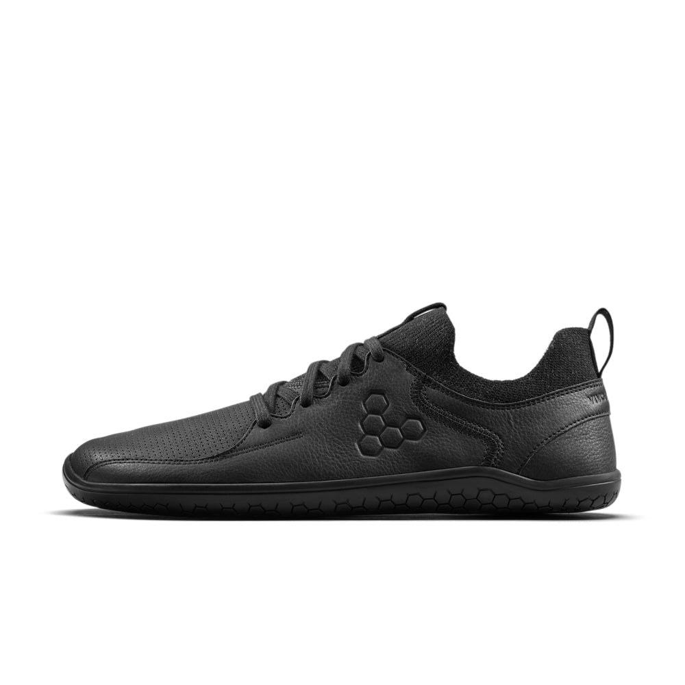 Vivobarefoot Primus Asana Leather Mens Obsidian - Sole Therapy