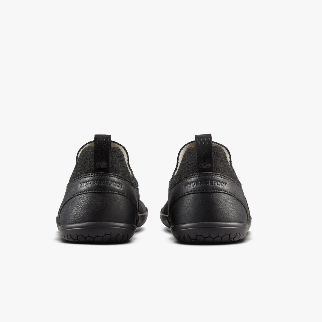 Vivobarefoot Primus Asana Leather Mens Obsidian - Sole Therapy