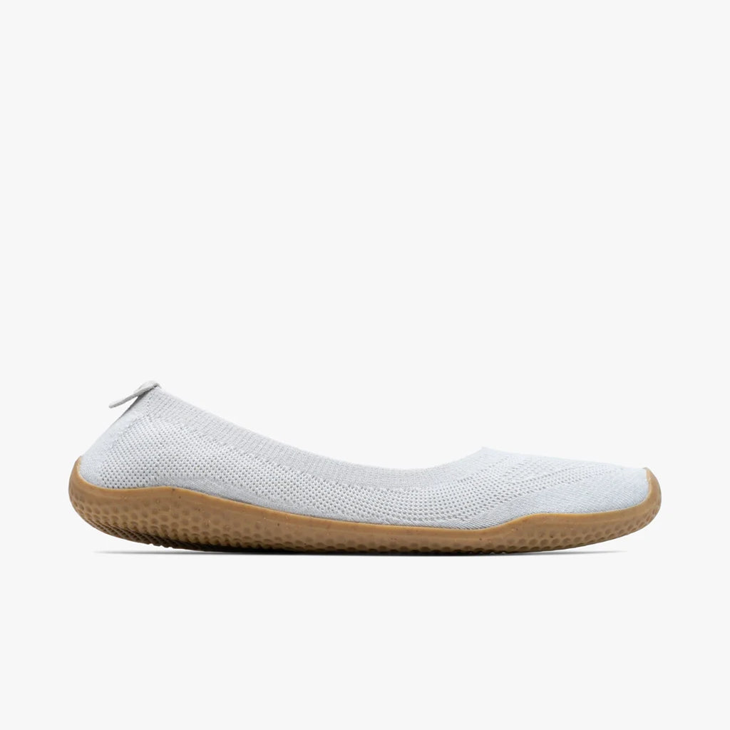 Vivobarefoot Primus Asana Yin Ballerina Knit Womens Limestone - Sole Therapy