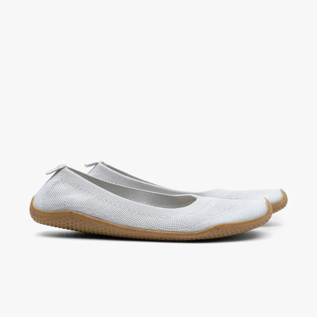 Vivobarefoot Primus Asana Yin Ballerina Knit Womens Limestone - Sole Therapy