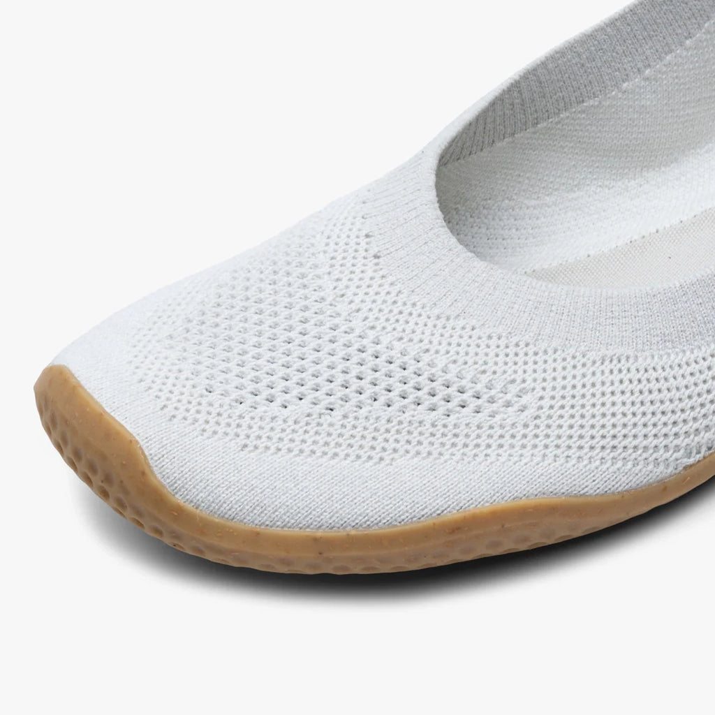 Vivobarefoot Primus Asana Yin Ballerina Knit Womens Limestone - Sole Therapy