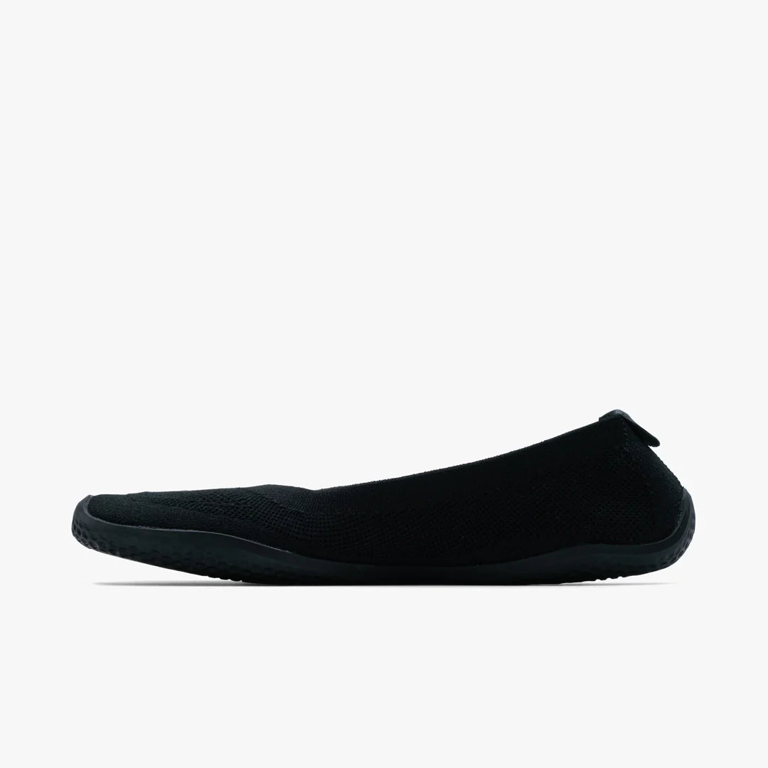 Vivobarefoot Primus Asana Yin Ballerina Knit Womens Obsidian - Sole Therapy