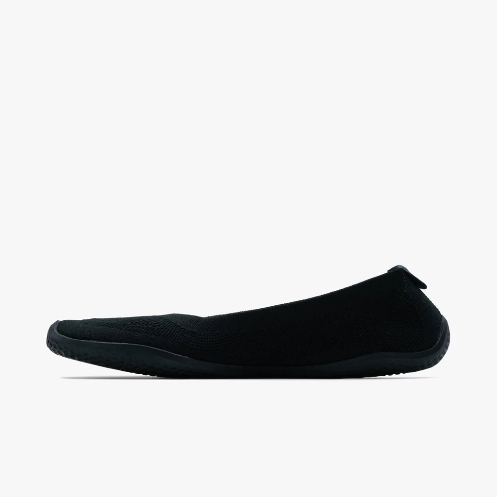 Vivobarefoot Primus Asana Yin Ballerina Knit Womens Obsidian - Sole Therapy