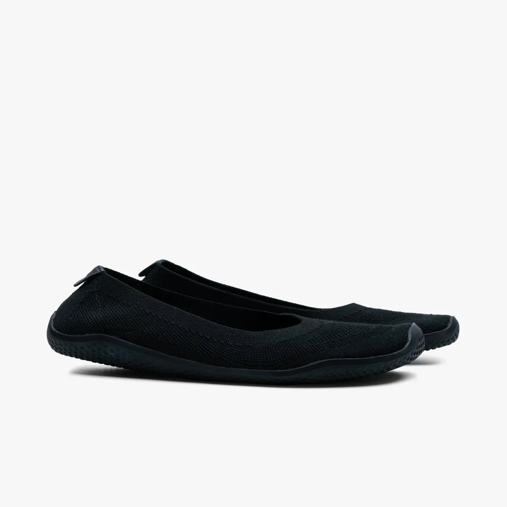Vivobarefoot Primus Asana Yin Ballerina Knit Womens Obsidian - Sole Therapy