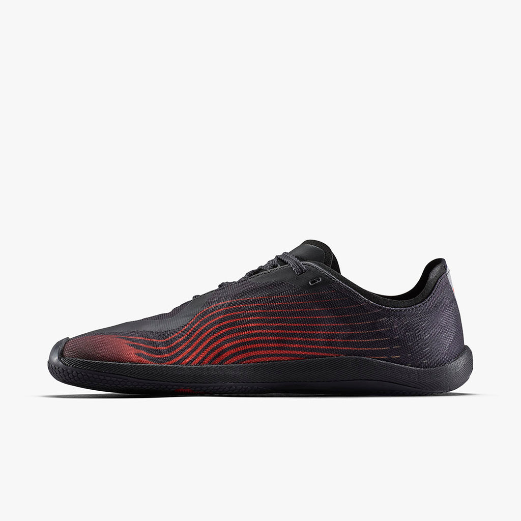 Vivobarefoot Primus Flow Men's Obsidian Cherry Tomato - Sole Therapy