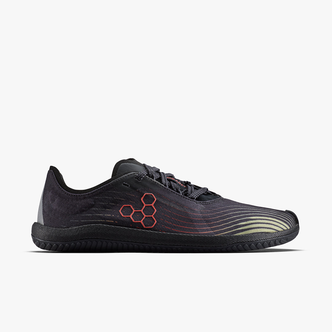 Vivobarefoot Primus Flow Men's Obsidian Cherry Tomato - Sole Therapy