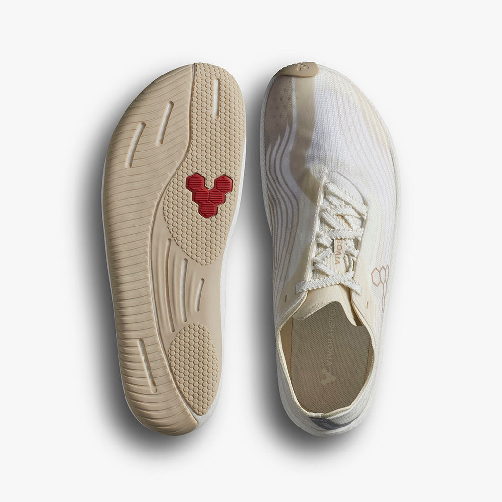 Vivobarefoot Primus Flow Womens Egret - Sole Therapy