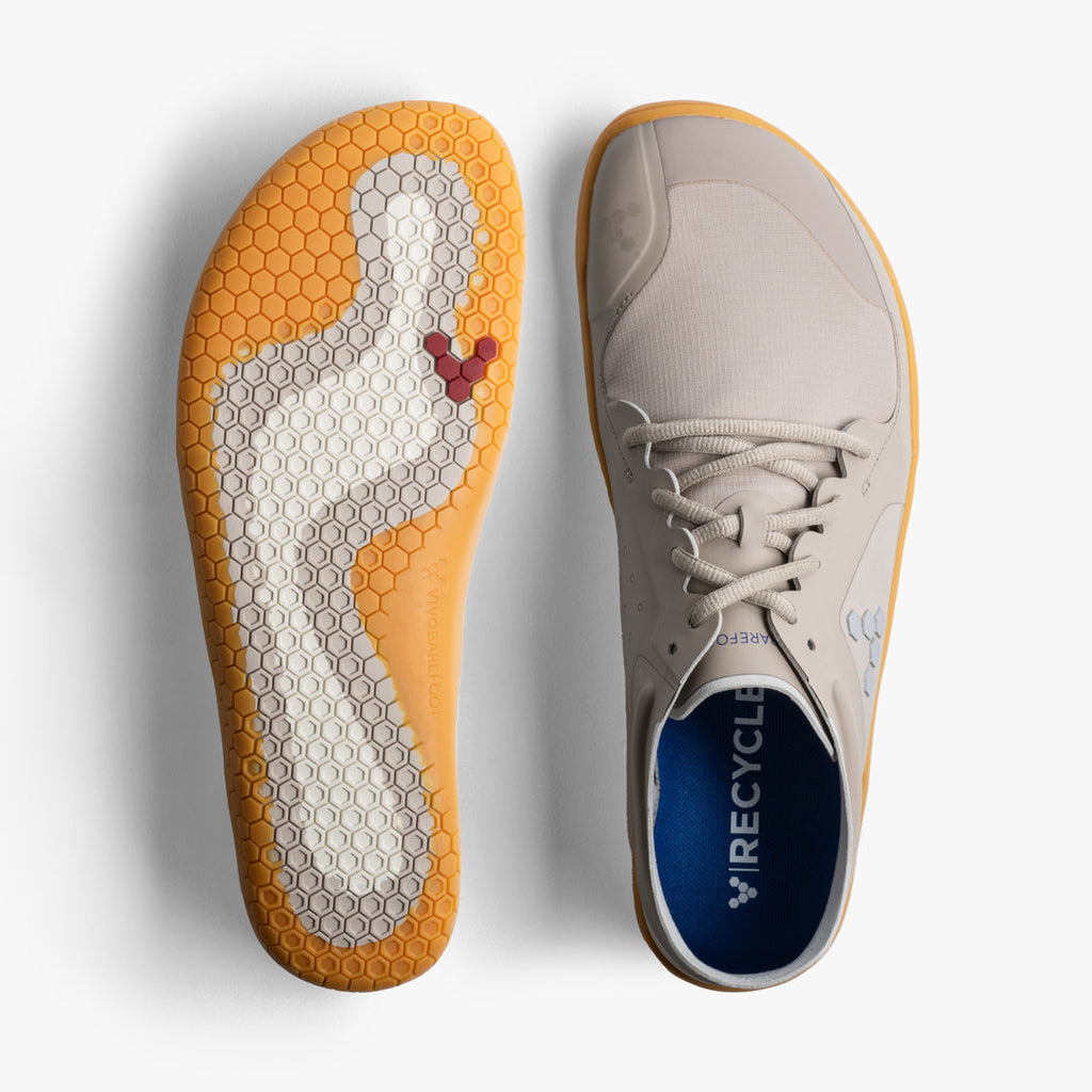 Vivobarefoot Primus Lite Iv All Weather Mens Feather-Grey - Sole Therapy