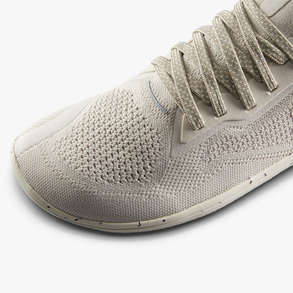 Vivobarefoot Primus Lite Knit Mens Silver Birch - Sole Therapy