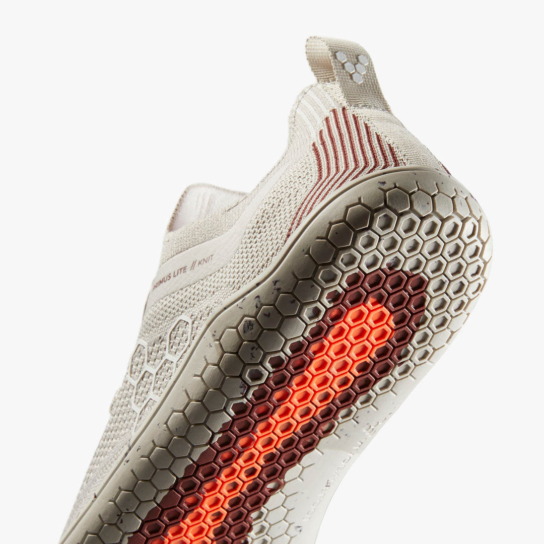 Vivobarefoot Primus Lite Knit Mens Silver Birch - Sole Therapy