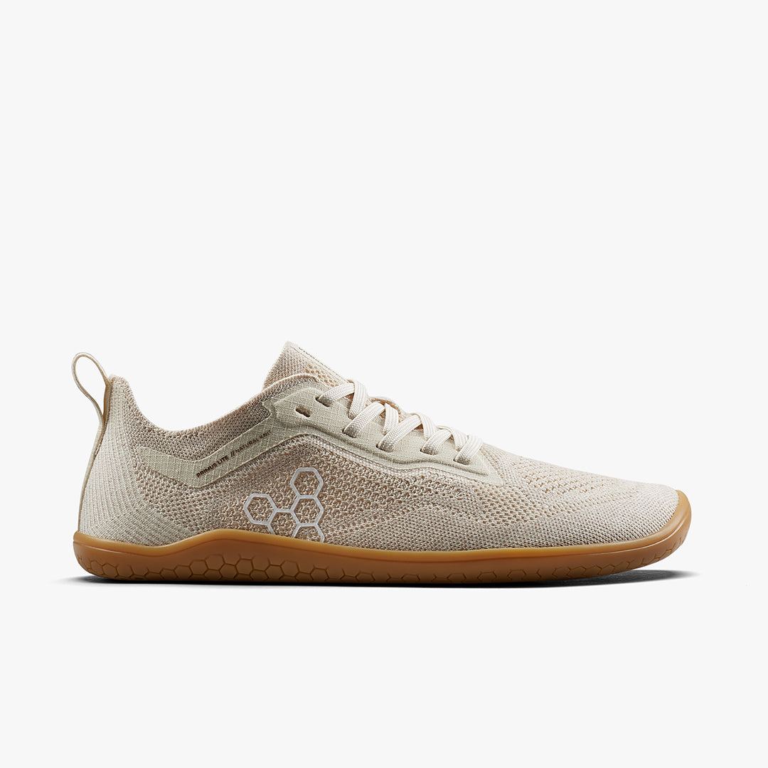 Vivobarefoot Primus Lite Knit Natural Mens Coconut - Sole Therapy