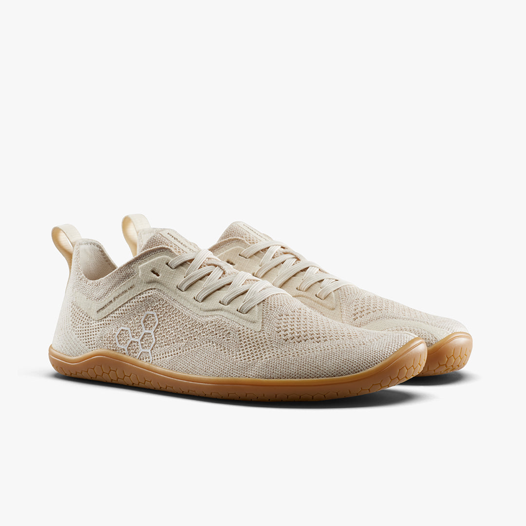 Vivobarefoot Primus Lite Knit Natural Mens Coconut - Sole Therapy