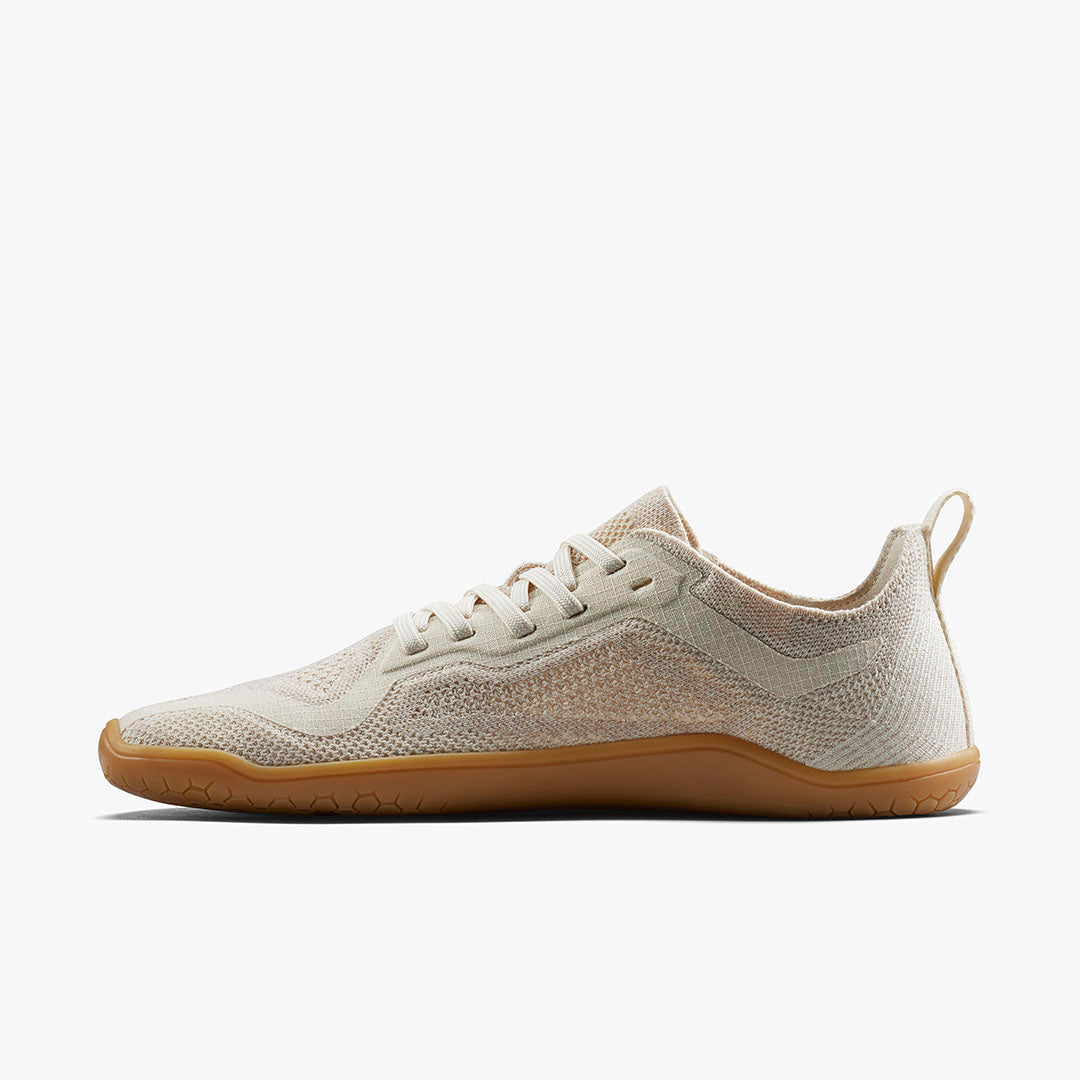 Vivobarefoot Primus Lite Knit Natural Womens Coconut - Sole Therapy