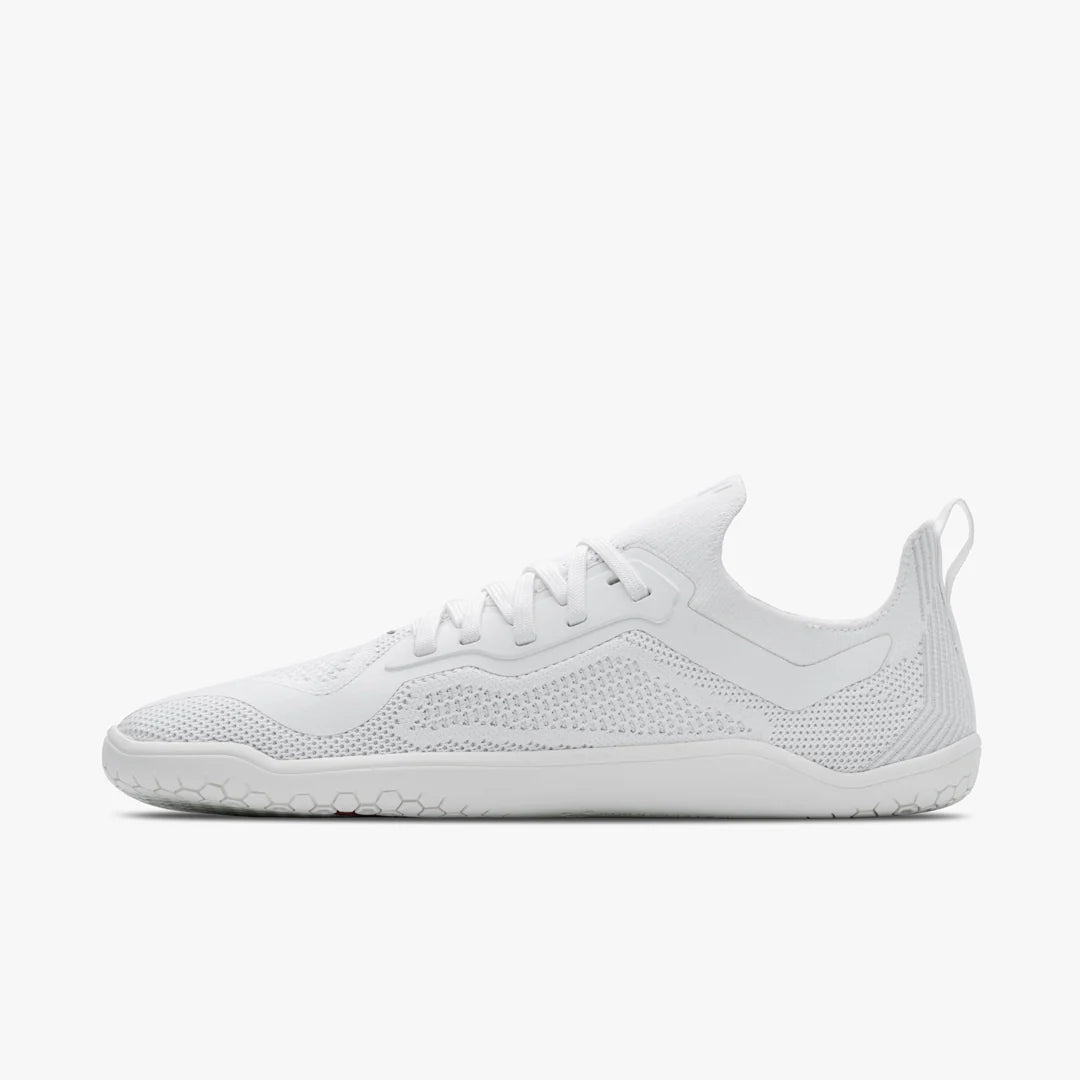 Vivobarefoot Primus Lite Knit Womens Bright-White - Sole Therapy