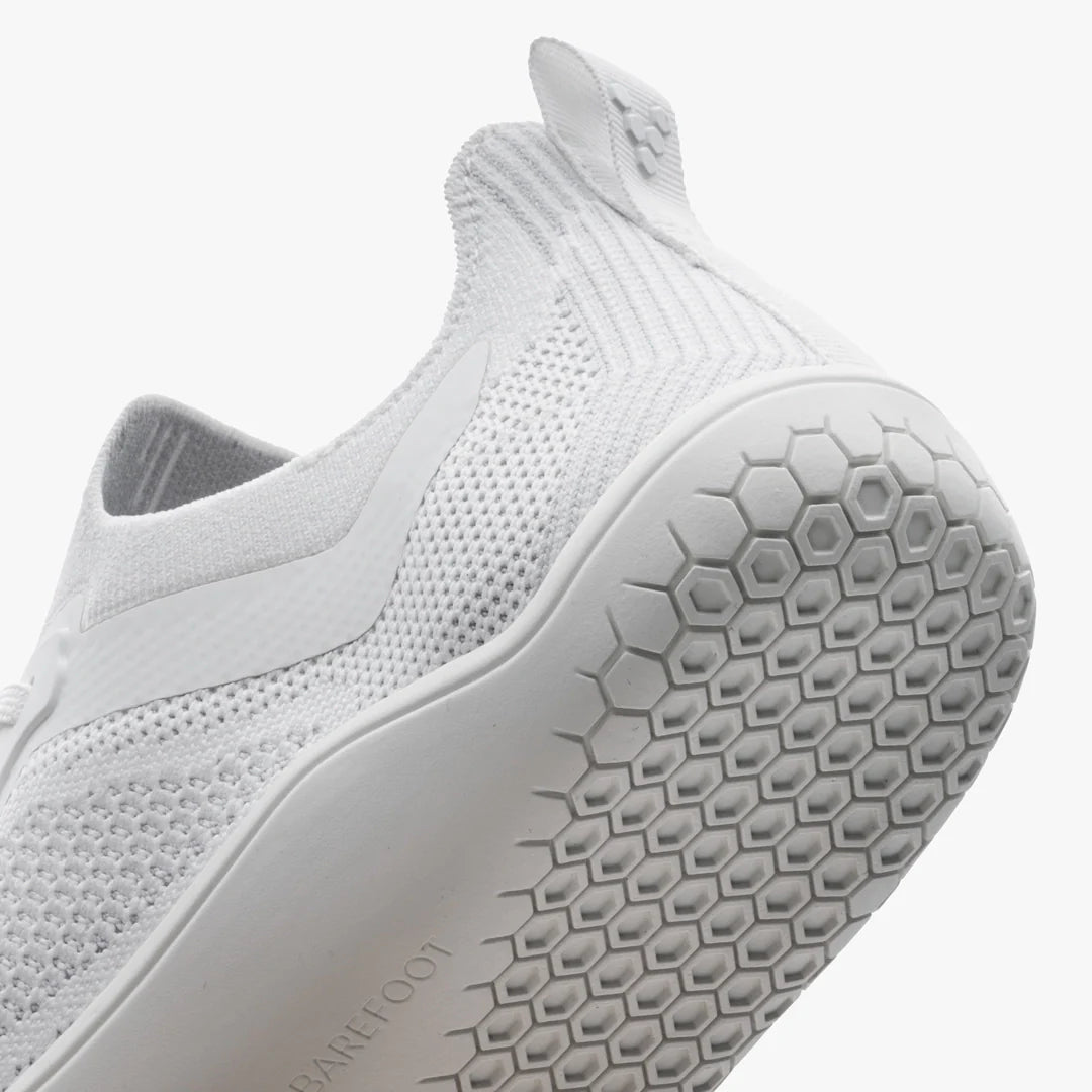 Vivobarefoot Primus Lite Knit Womens Bright-White - Sole Therapy