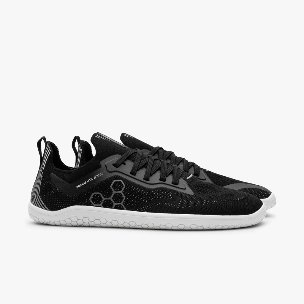 Vivobarefoot Primus Lite Knit Womens Obsidian - Sole Therapy