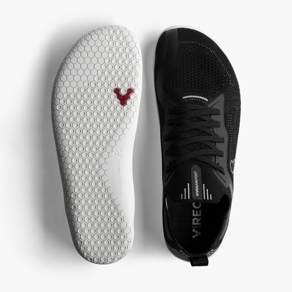 Vivobarefoot Primus Lite Knit Womens Obsidian - Sole Therapy