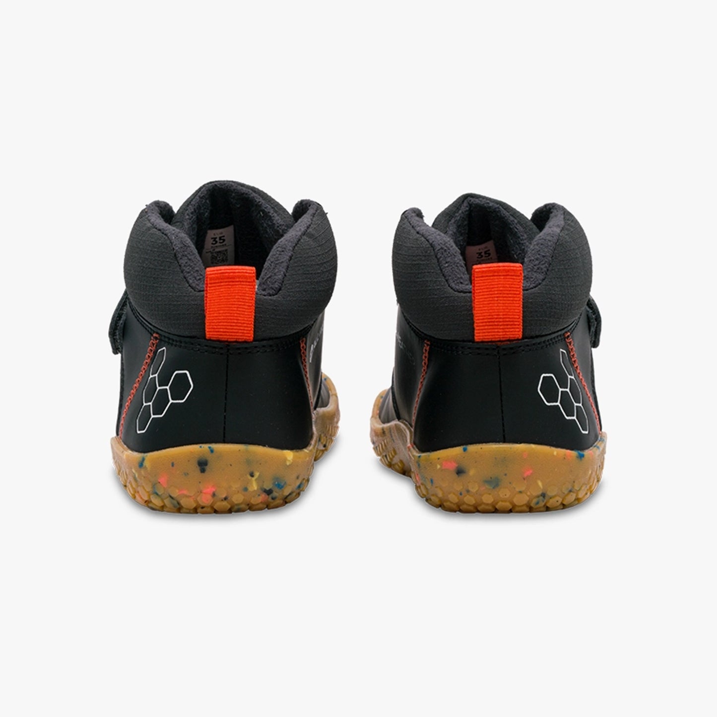 Vivobarefoot Primus Ludo Hi Preschool Shoe Obsidian - Sole Therapy