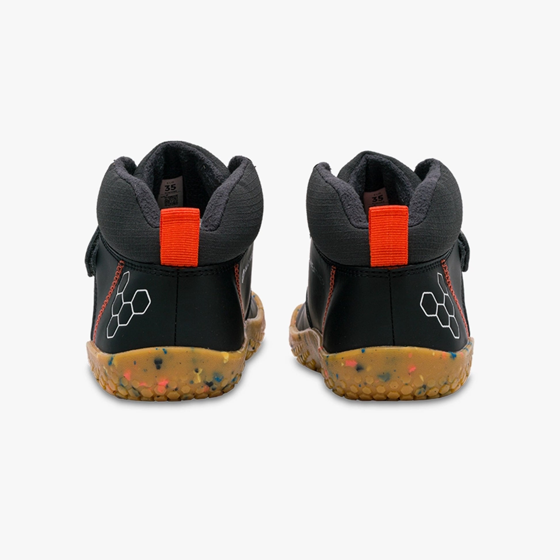 Vivobarefoot Primus Ludo Hi Preschool Shoe Obsidian - Sole Therapy