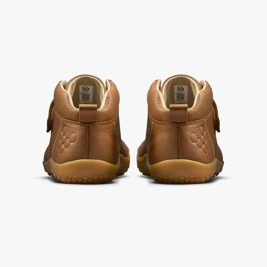Vivobarefoot Primus Ludo Hi Winterised Preschool Shoes Acorn - Sole Therapy