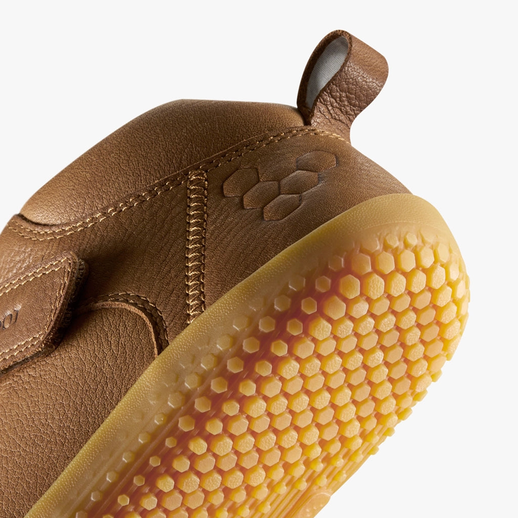 Vivobarefoot Primus Ludo Hi Winterised Preschool Shoes Acorn - Sole Therapy