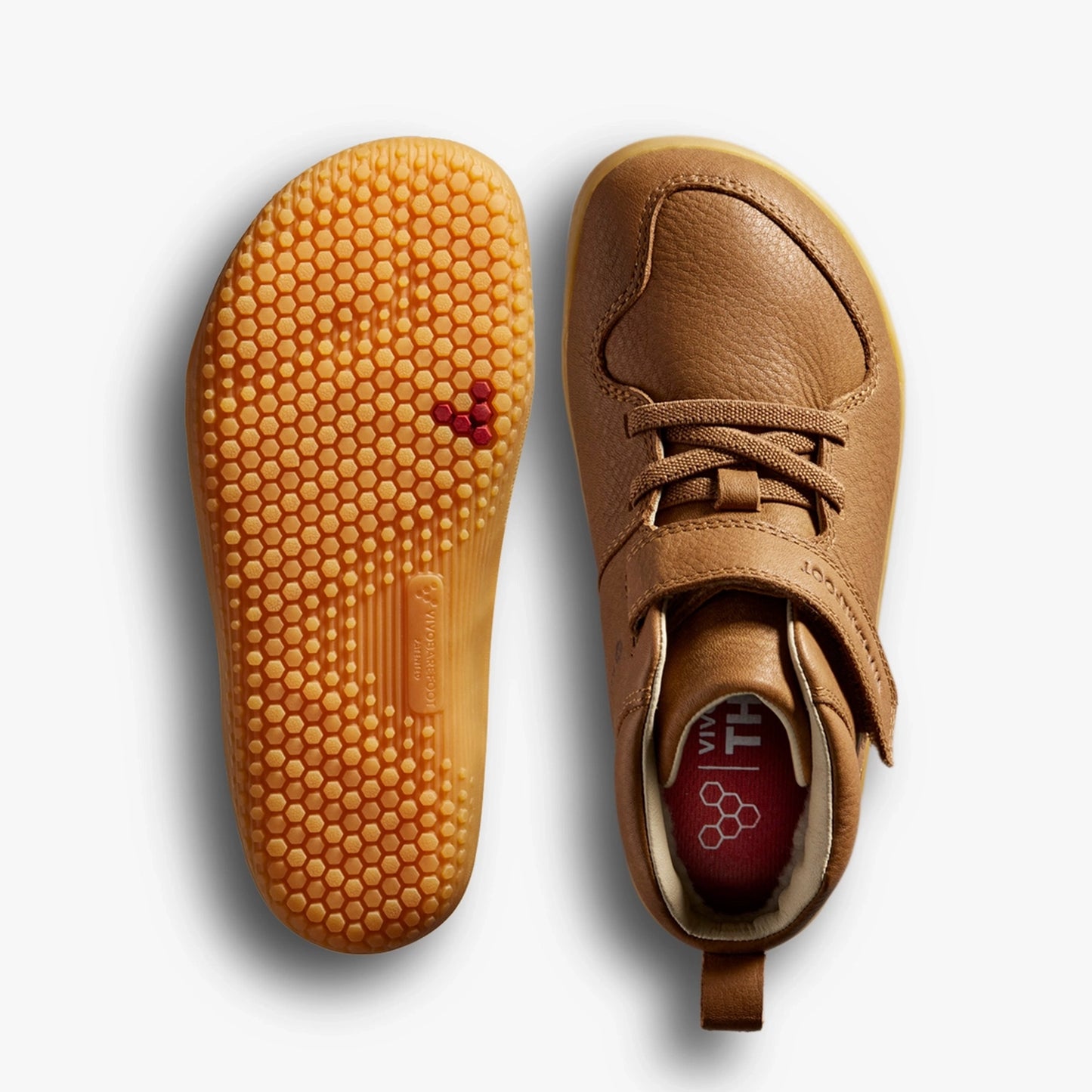 Vivobarefoot Primus Ludo Hi Winterised Preschool Shoes Acorn - Sole Therapy