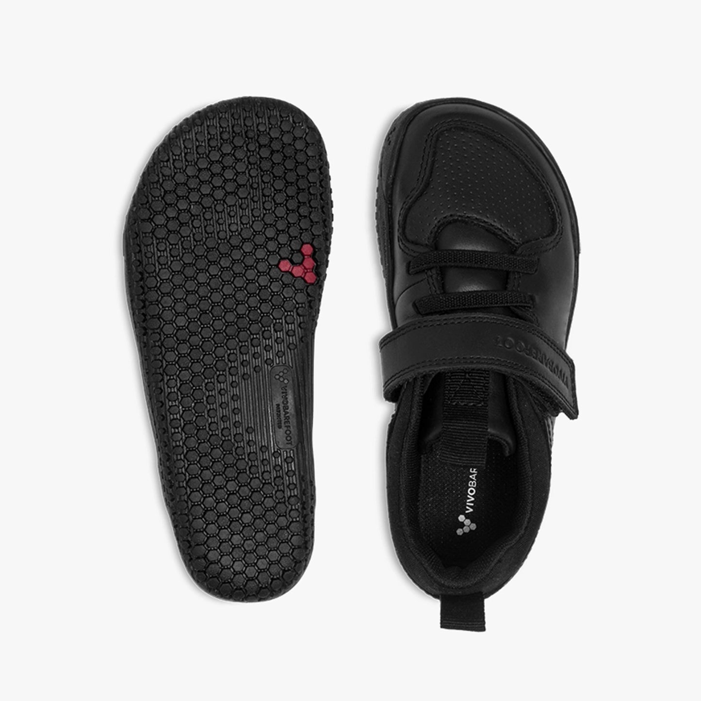 Vivobarefoot Primus Ludo School Animal free Preschool Shoes Obsidian - Sole Therapy