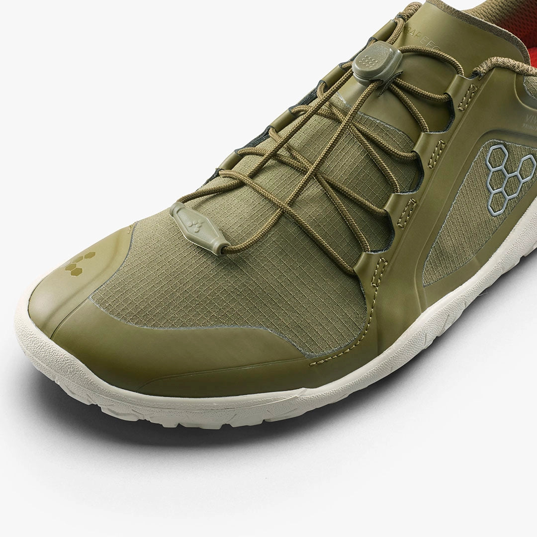 Vivobarefoot Primus Trail III All Weather Fg Womens Dark Olive - Sole Therapy