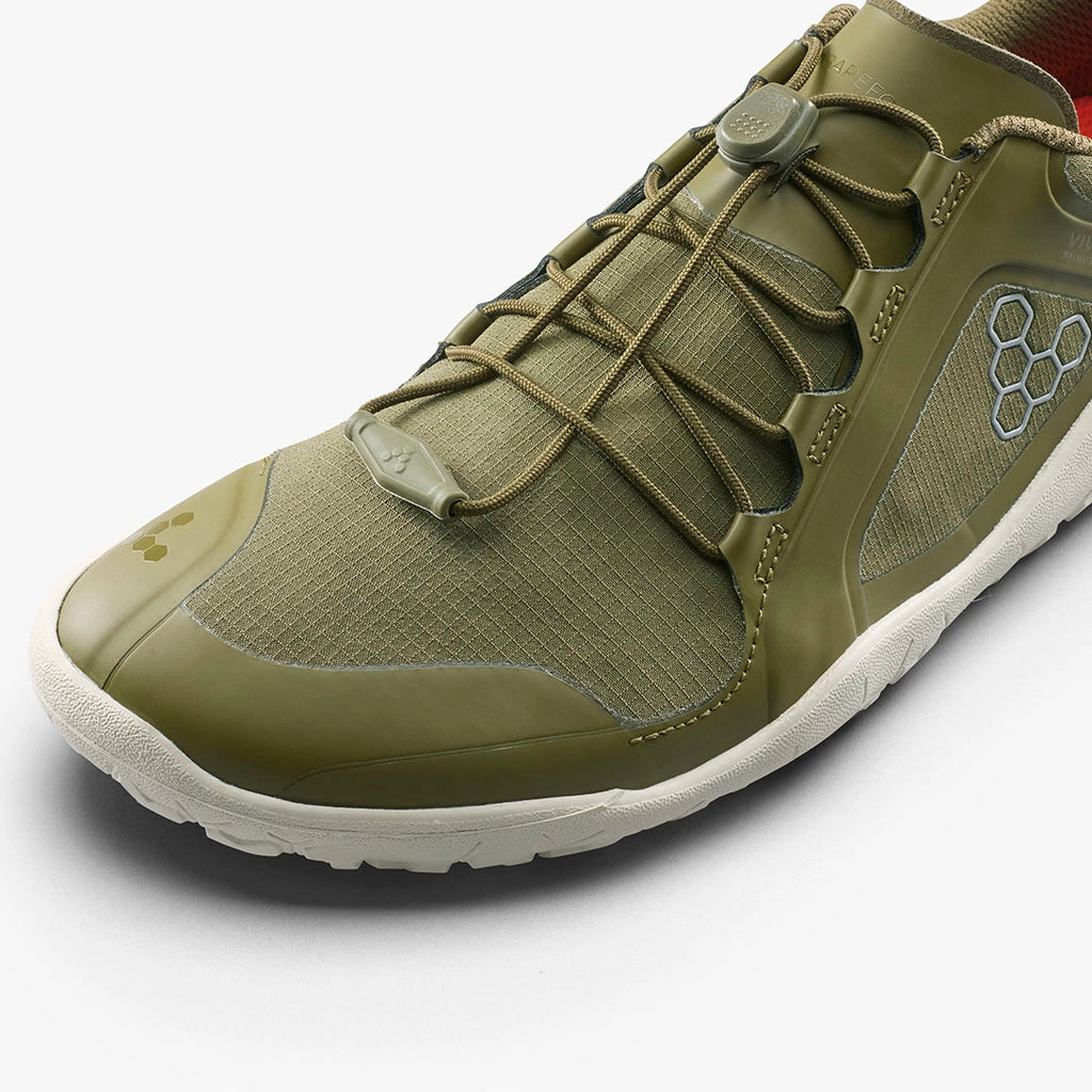 Vivobarefoot Primus Trail III All Weather Fg Womens Dark Olive - Sole Therapy