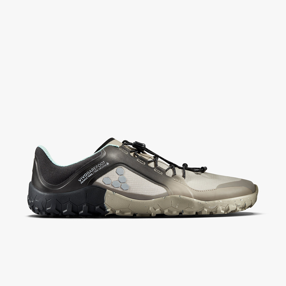 Vivobarefoot Primus Trail III All Weather Fg Womens Pebble - Sole Therapy