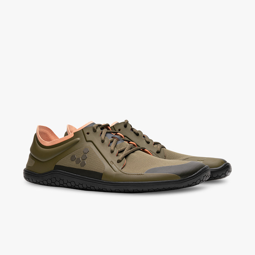 Vivobarefoot Primus Trail Iii All Weather Fg Mens Dark Olive - Sole Therapy