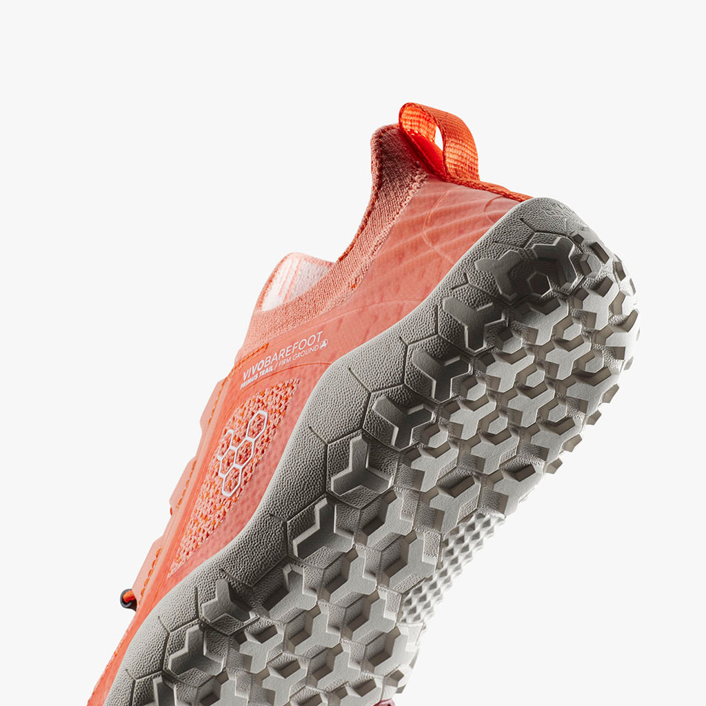 Vivobarefoot Primus Trail Knit Fg Juniors - Sunset - Sole Therapy
