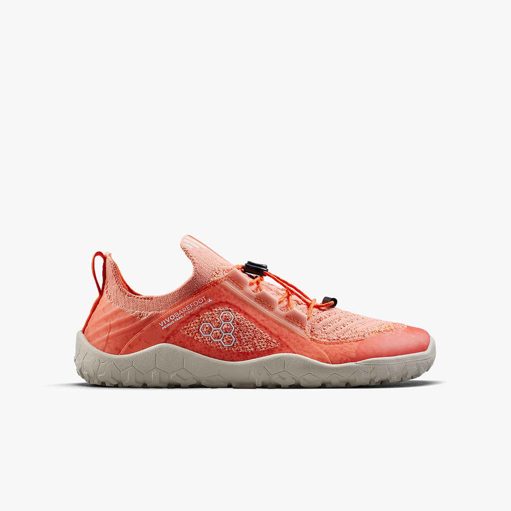 Vivobarefoot Primus Trail Knit Fg Juniors - Sunset - Sole Therapy