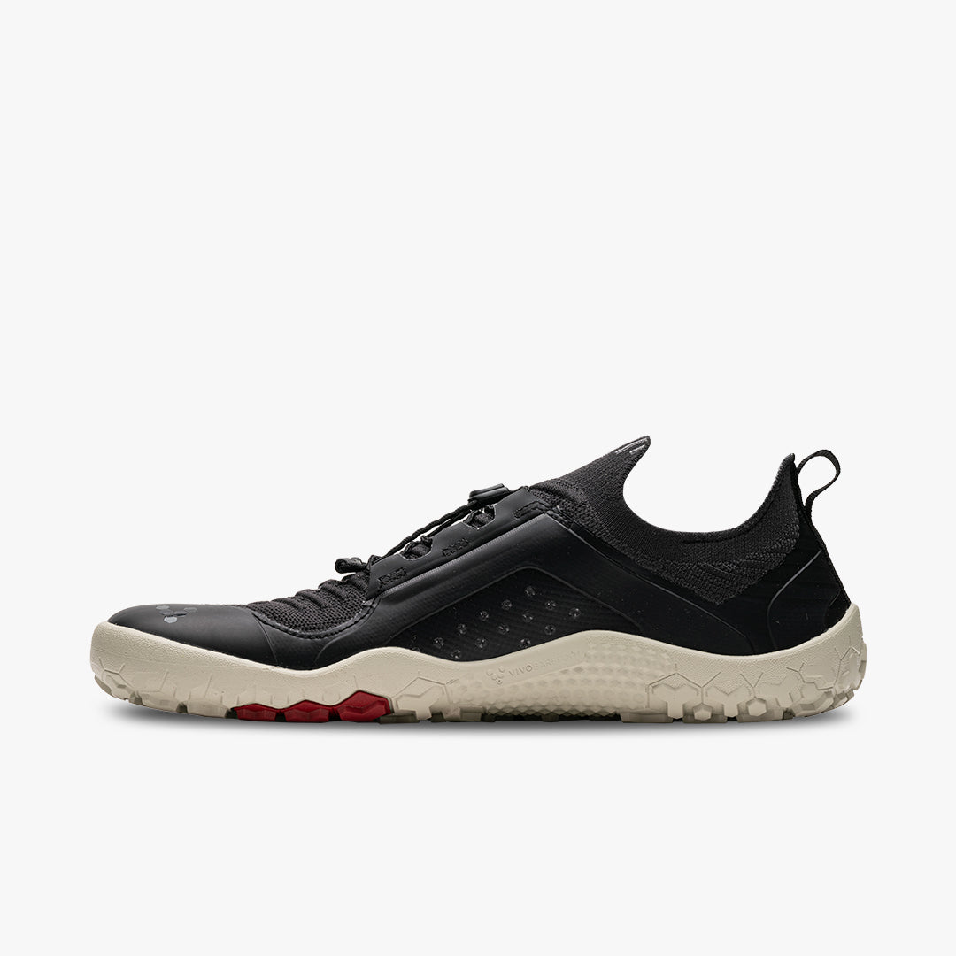 Vivobarefoot Primus Trail Knit Fg Mens Obsidian Limestone - Sole Therapy