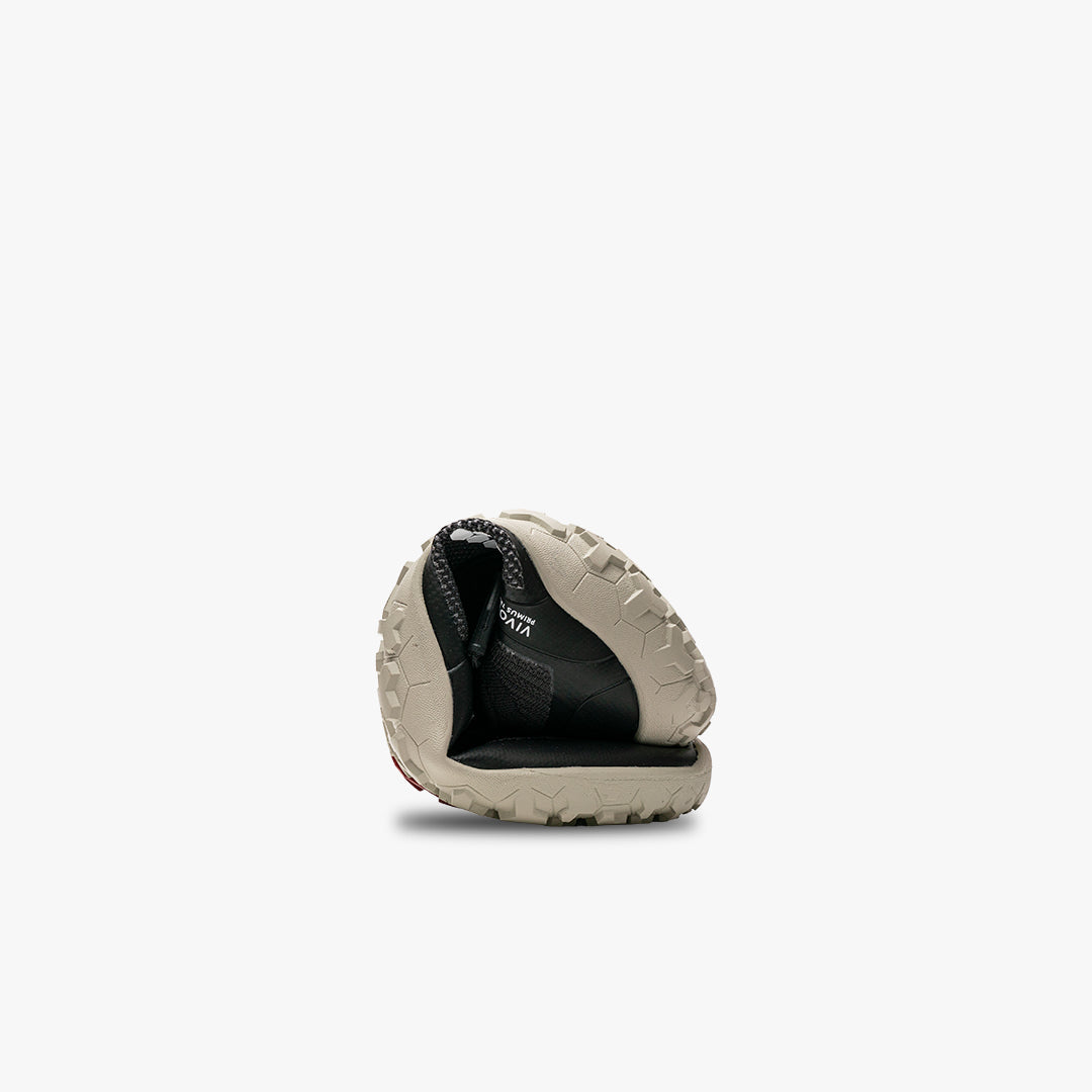 Vivobarefoot Primus Trail Knit Fg Mens Obsidian Limestone - Sole Therapy
