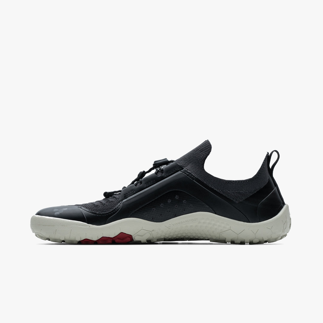 Vivobarefoot Primus Trail Knit Fg Mens Obsidian-Pelican - Sole Therapy