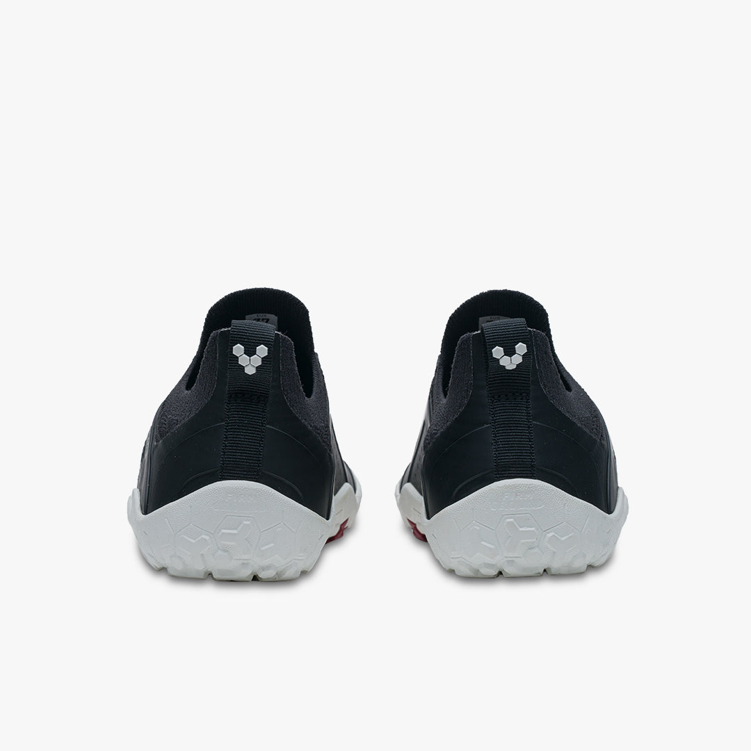 Vivobarefoot Primus Trail Knit Fg Mens Obsidian White - Sole Therapy