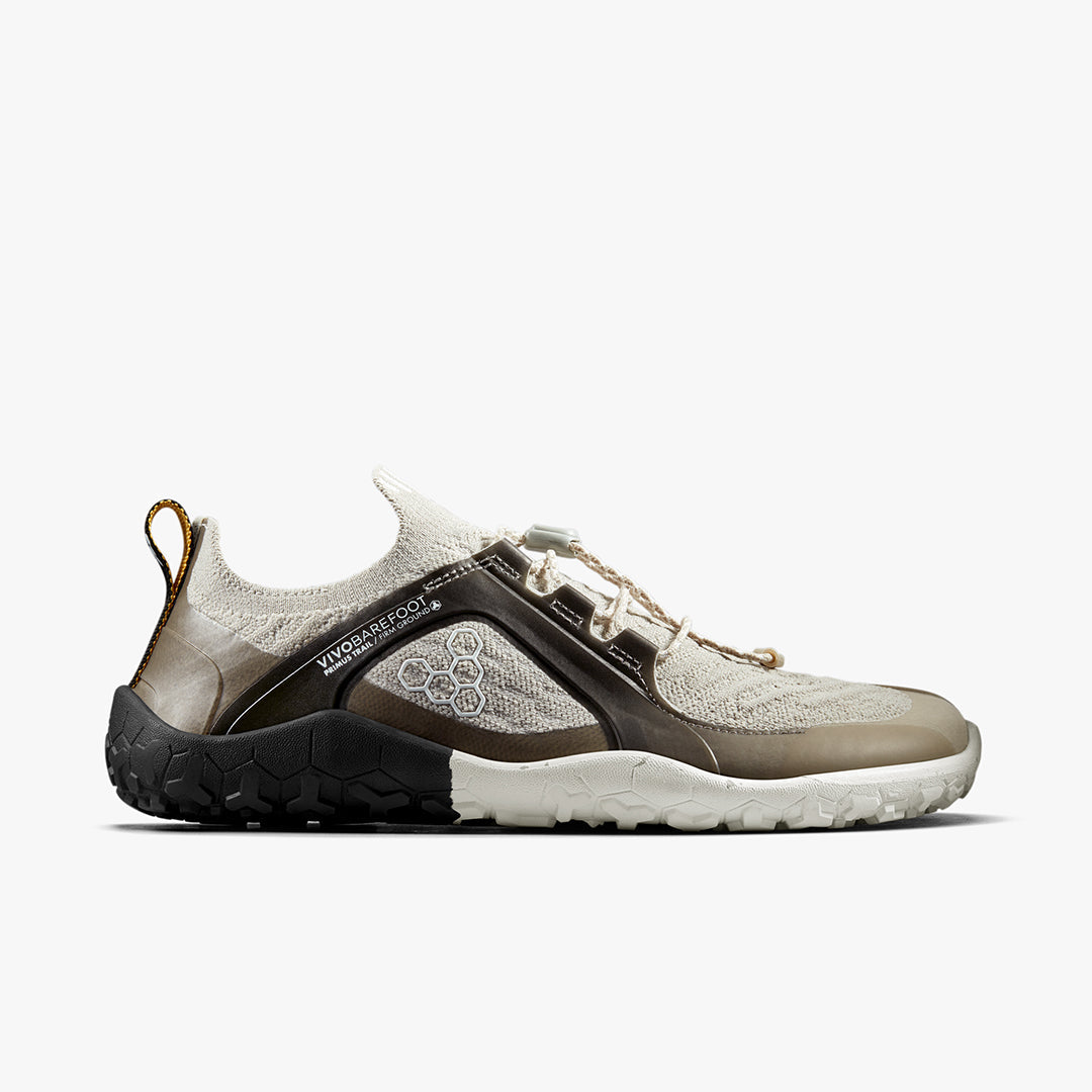 Vivobarefoot Primus Trail Knit Fg Mens Sandstone - Sole Therapy