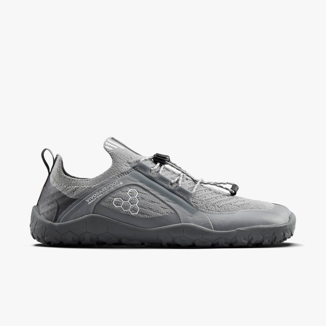 Vivobarefoot Primus Trail Knit Fg Mens Ultimate Grey - Sole Therapy