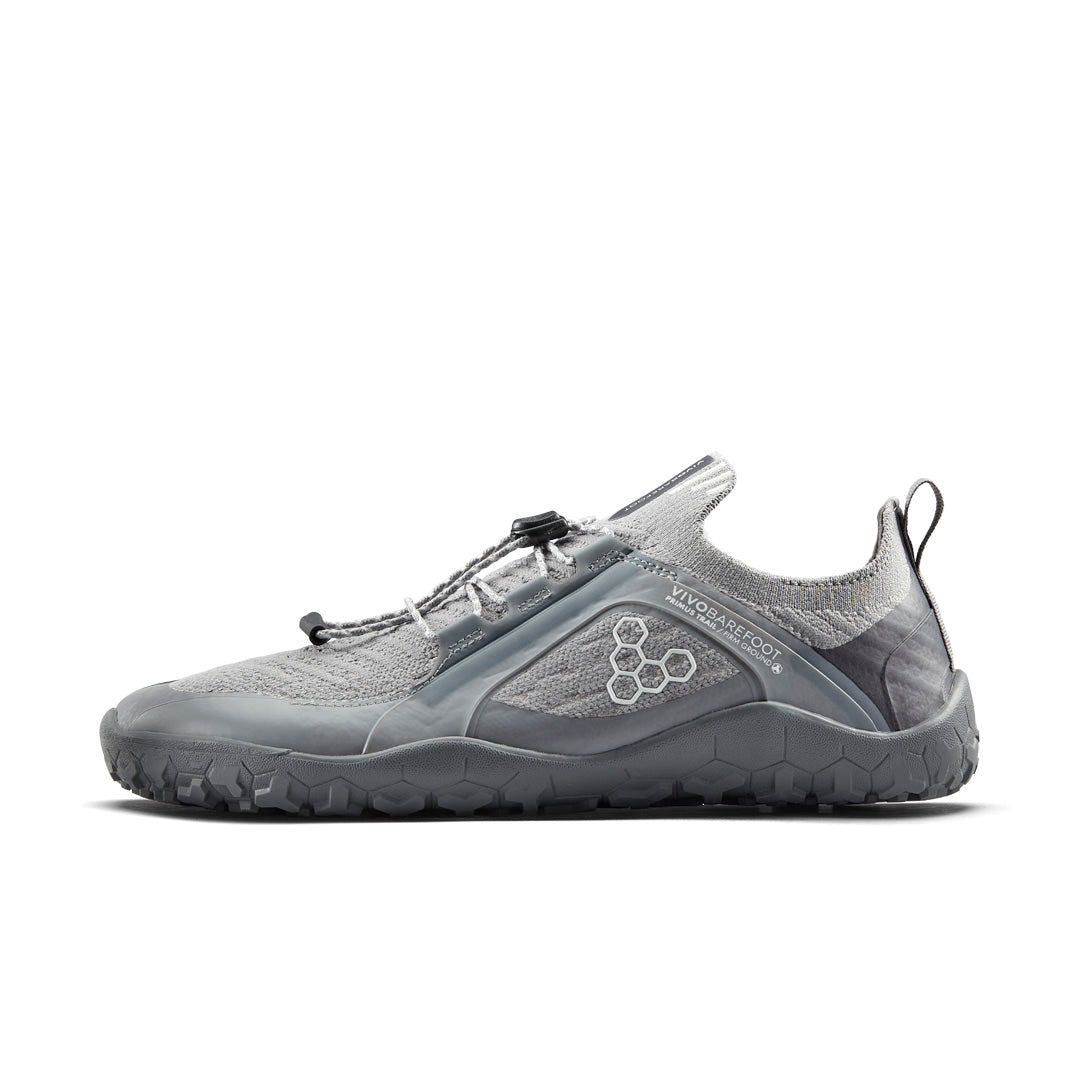 Vivobarefoot Primus Trail Knit Fg Mens Ultimate Grey - Sole Therapy