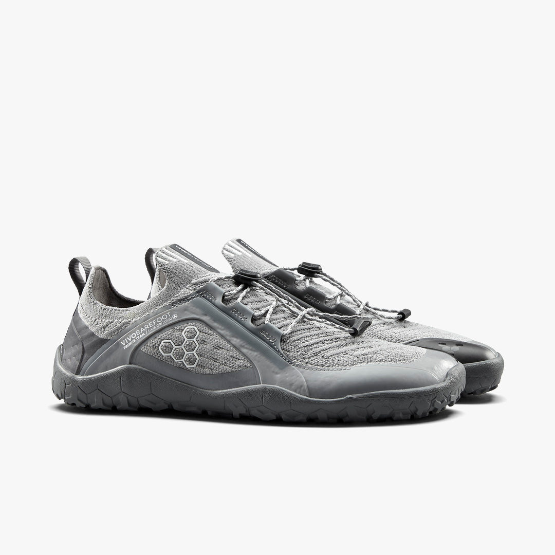 Vivobarefoot Primus Trail Knit Fg Mens Ultimate Grey - Sole Therapy