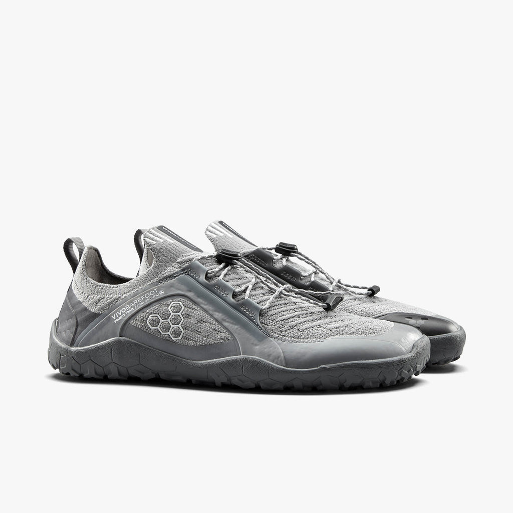 Vivobarefoot Primus Trail Knit Fg Mens Ultimate Grey - Sole Therapy