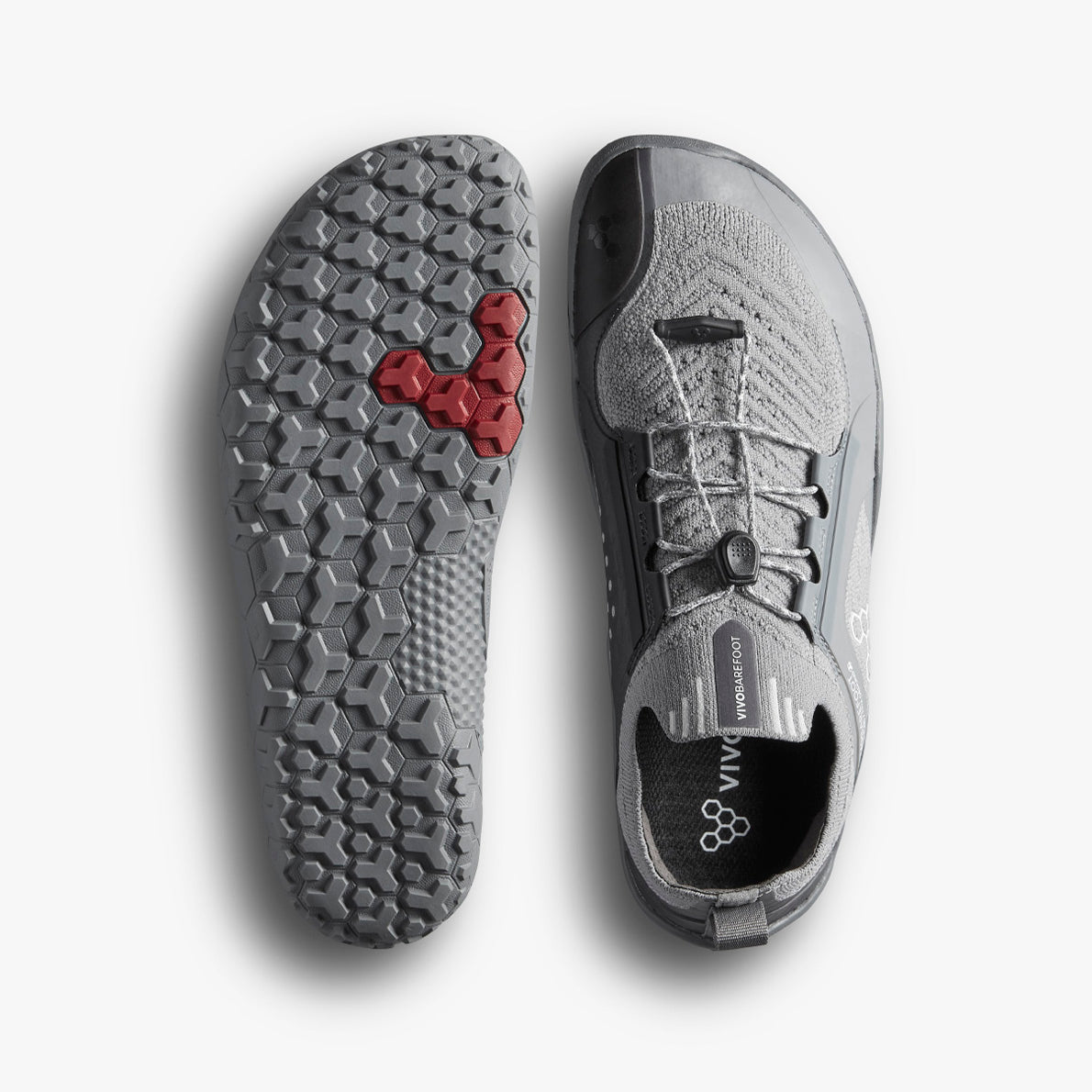 Vivobarefoot Primus Trail Knit Fg Mens Ultimate Grey - Sole Therapy