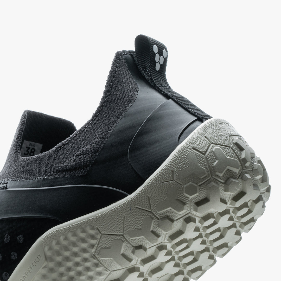 Vivobarefoot Primus Trail Knit Fg Womens Obsidian/Pelican - Sole Therapy