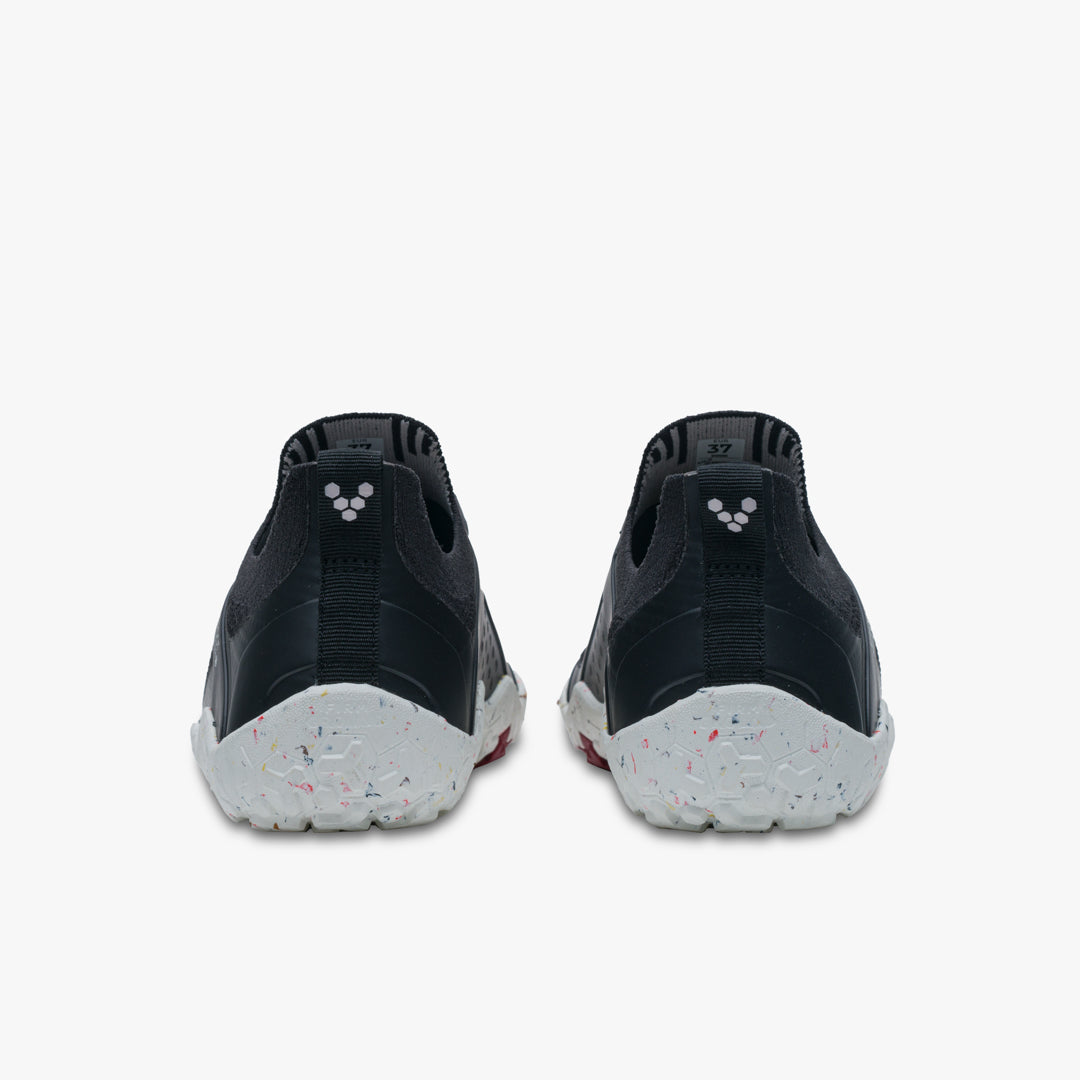 Vivobarefoot Primus Trail Knit Fg Womens Obsidian Petal Pink - Sole Therapy