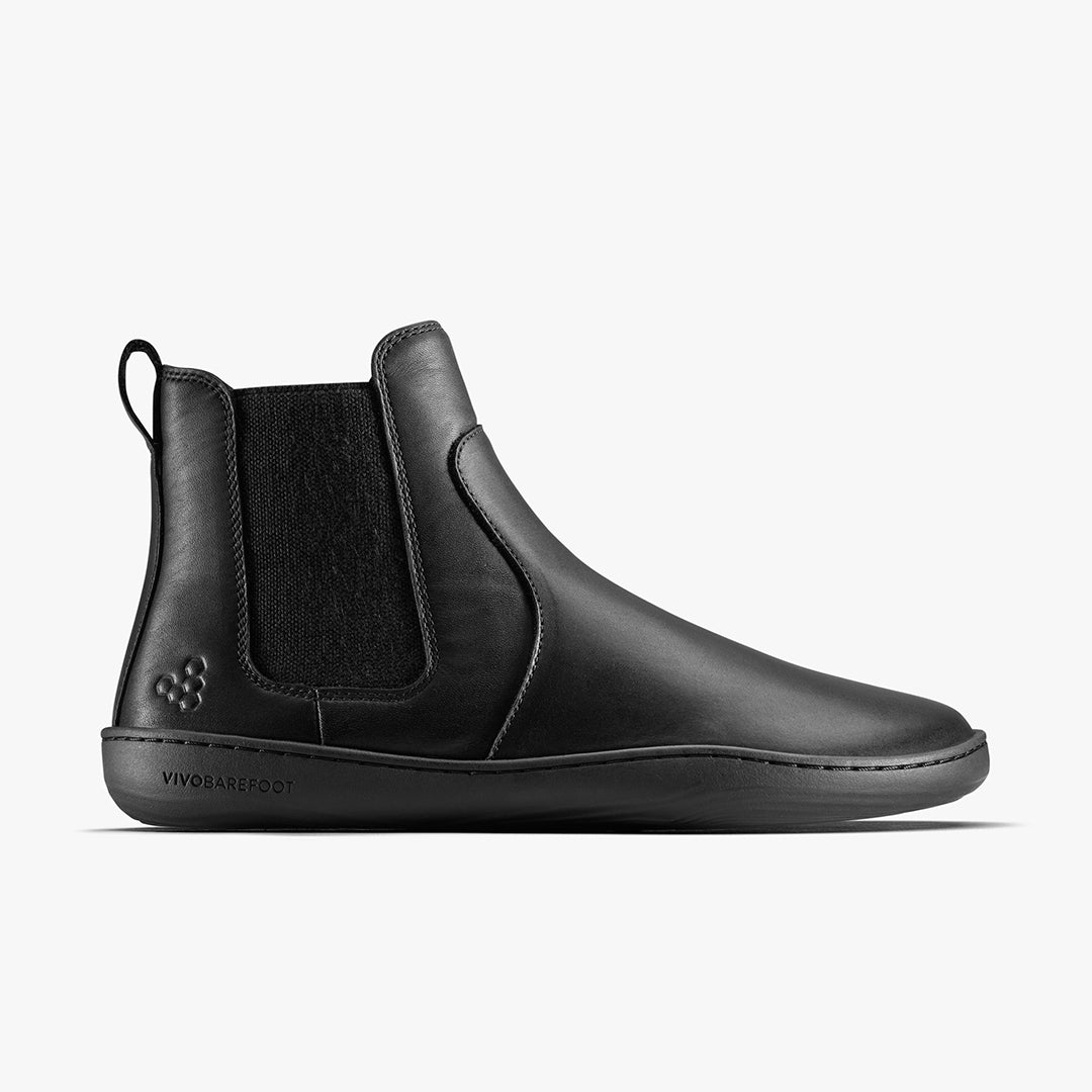 Vivobarefoot Sensus Chelsea Women Boots Obsidian - Sole Therapy