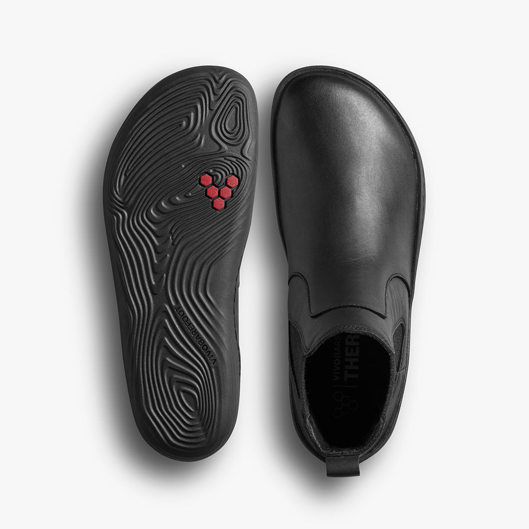 Vivobarefoot Sensus Chelsea Women Boots Obsidian - Sole Therapy