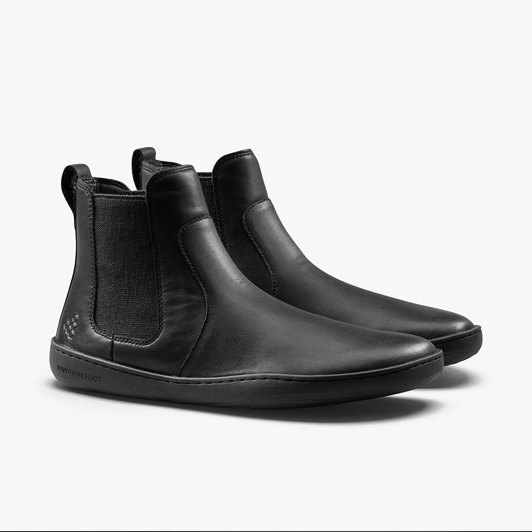 Vivobarefoot Sensus Chelsea Women Boots Obsidian - Sole Therapy