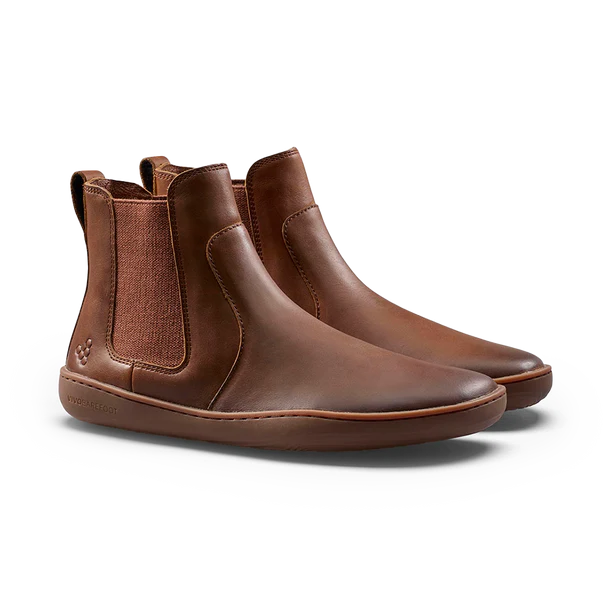 Vivobarefoot Sensus Chelsea Women Boots Tan - Sole Therapy