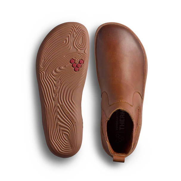 Vivobarefoot Sensus Chelsea Women Boots Tan - Sole Therapy